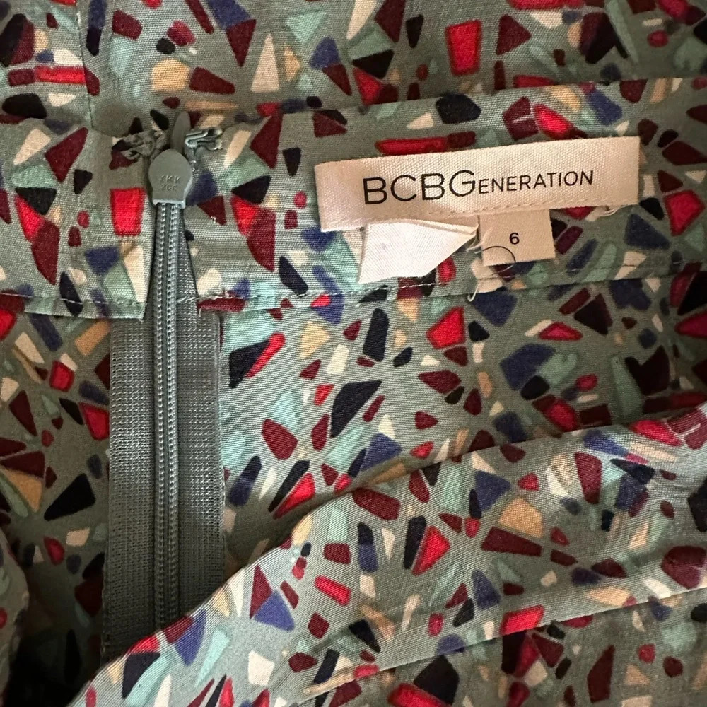 BCBGeneration Multi Color Pleated With Pockets Sk… - image 5